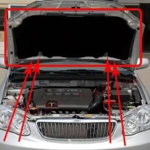 혼다 시빅 8 세대 MK8 2006-2011 용 프론트 후드 엔진 사운드 패드, 2010 단열 코튼 자동차 방음 매트, 인