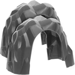 조조퍼니 미니 시뮬레이션 철도 터널 DIY 모델 3인치 기차 동굴 장난감 홈 아트 플라스틱 로커리 피규어