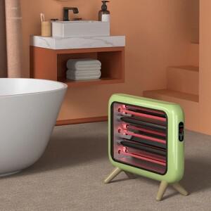 가정용 야외 벽난로 침실 난방기 소형 태양열 욕실 방수 에너지 절약 빠른 난방 캠핑 스토브 N