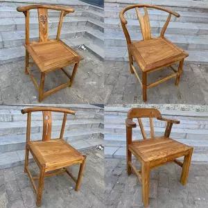 고재 의자 원목 찻집 가구 전통 카페 통나무 고급의자