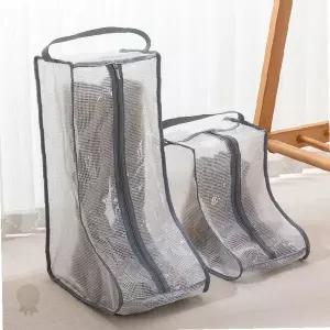 장화보관 신발수납 먼지방지 습기차단 투명 신발가방 긴부츠 보관함 계절용품 정리