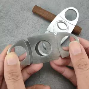 상급형 시가 커터 컷팅 가위 나이프 담배 Cigar 도구