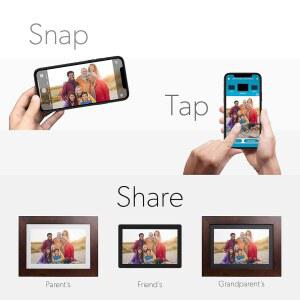 BROOKSTONE 8인치 WI 프레임 FRAME 포토 PHOTOSHARE 디지털 FI