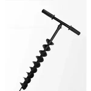 땅파기 드릴 수동 항타기 + 구멍내기 4cm 수공구 핸들 직경 공사