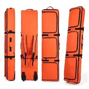 스키휠백 스노우보드 휠백 스키장 오렌지 가방 방수 장비