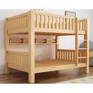 원목 2층침대 사다리 이층침대 침대 벙커 메트리스