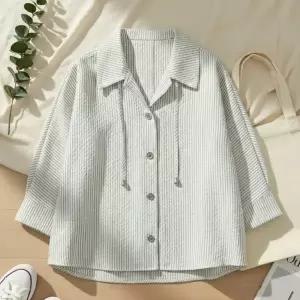 [다잇템] 여성 클래식 빅사이즈 캐쥬얼 단가라 셔츠