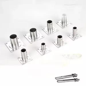 앙카플레이트 기둥 고정 내경 파이프 원형 베이스판 스텐