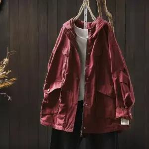 마킷5 여성 가을 빅 점퍼 트렌치 코트 슬림핏 후드 블루종 포켓 JEN3