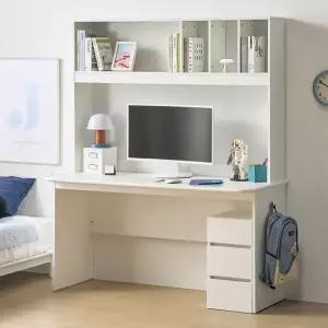 E0자재 HM2213 오픈 책장 범퍼 엣지 초등학생 책상 세트 1400