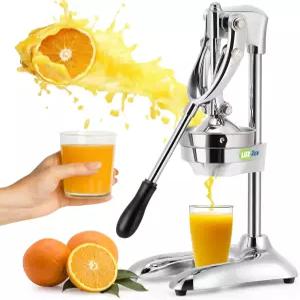 루즈라이즈 수동 착즙기 핸드 프레스 전문 시트러스 카운터탑 메탈 오렌지 레몬 석류 압착기 상업용 홈