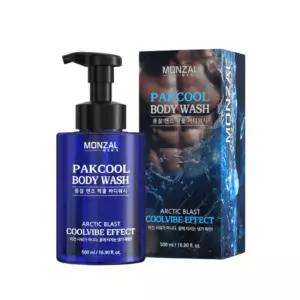 몽잘 맨즈 팍쿨 시원한 쿨링 바디워시 500ml ,1개 멘톨 함유