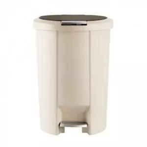 (옵션 리스토 휴지통 (사각 30L 브라운 1p))페달 휴지통 페달식쓰레기통 큰휴지통