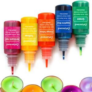 10ml 캔들 염료 누출 방지    컬러 에센스 비누 토닝 안료 소이 왁스 파라핀 착색제