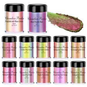 카멜레온 안료 금속 수지 에폭시 반짝이 가루 거울 염료 매직 파우더 보석  용품