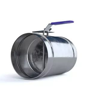 스테인리스 원형 손잡이 송풍 밸브 화이트 아이언 파이프용