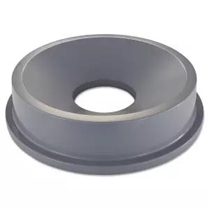 러버메이드 상업용 제품 쓰레기통은 실내/외/차고용 32갤런 쓰레기통과 호환되는 상단/리드 그레이