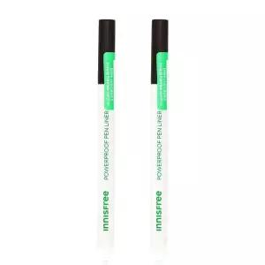 [이니스프리] 이니스프리 파워프루프 펜 라이너 0.6g 1호 블랙 2개