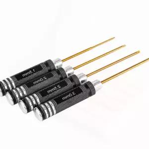 RC카 정밀 조립 육각 렌치 드라이버 소형 볼헤드 정비 4종세트 키트