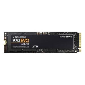 삼성 970 EVO SSD 2TB M.2 NVMe 인터페이스 내부 솔리드 스테이트 드라이브 + 2mo Adobe CC 사진(V-낸드 기술 포함) (MZ-V7E2T0BW)