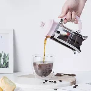 프레스 내열유리 추출기 커피포트