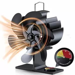 에코 서큘레이터 난로 캠핑용 무동력팬 순환 등유 화목난로 히터 스토브 온풍기