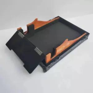 미디어 콘솔박스 믹서  수납  음향 오디오 휴대용 하드 조명 캐리어 상자 무대