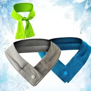 아이스 스카프 스포츠용 넥쿨러 냉감 얼음 목도리 냉각 쿨링 골프 여름