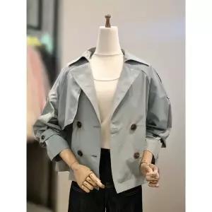 갤러리아 ab.f.z 나그랑 더블버튼 하프 트렌치코트 ACA5QR02G