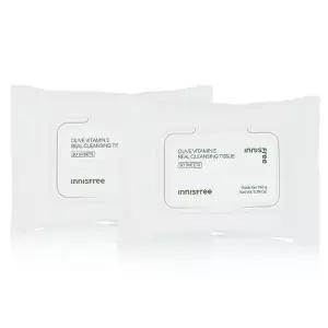[이니스프리] 이니스프리 올리브 비타민 E리얼 클렌징 티슈 30매 2개