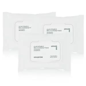 [이니스프리] 이니스프리 올리브 비타민 E리얼 클렌징 티슈 30매 3개