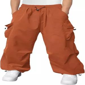 할로모닝 보이즈 배기 카고 팬츠 캐주얼 루즈핏 낙하산 팬티 패션 하렘 조거즈 포켓 포함