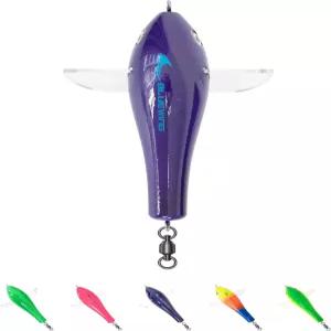 블루윙 디럭스 트롤링 버드 650파운드 와이어 낚시 티저 7.28인치 루어 참치 말린 마이 포트/스타보드/센터