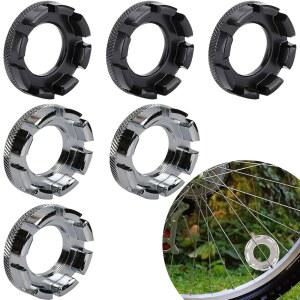 PCS 자전거 스포크 렌치 트루잉 8방향 하드 조절 수리용 장력 조정 공구 스틸 바퀴