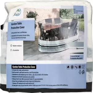 프리스티 야외 테이블 커버 - 및 식탁 세트용 튼튼한 방수 파티오 가구 보호기 자외선 날씨 저항성