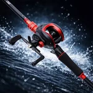 ( )고피싱 베이트 릴+루어+낚싯대세트 2.1m 좌핸들