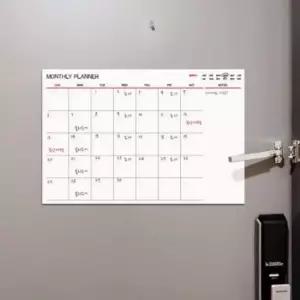 오피스 고무자석 먼슬리 플래너 화이트보드 600X400