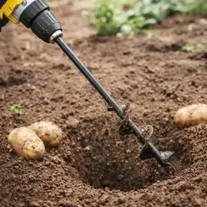 ( )그린홀 전동드릴용 땅파기 어거 비트 4x45cm