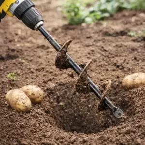 ( )그린홀 전동드릴용 땅파기 어거 비트 8x45cm