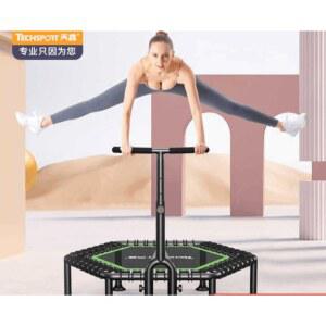 실내 성인 다이어트 점핑머신 손잡이 유산소 40인치 42인치 에어보드 원형 트램블린 폴딩