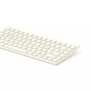 무소음마우스 엑토 커브드 미니 블루투스 키보드 버터아이보리 B603