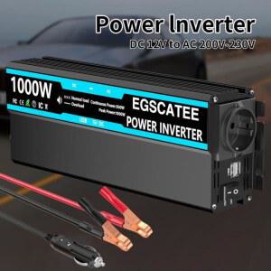 1000W/1600W 12V AC 220V 파워 24V에서 보조배터리 순수