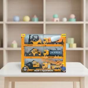 씽크 건설 중장비 자동차 6종세트 미니카 건설현장 역할놀이 공사장 포크레인 불도저 레미콘
