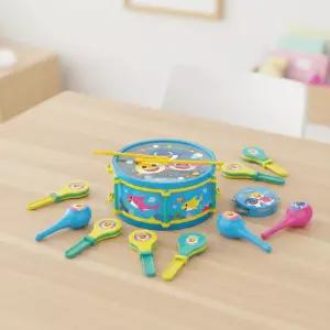 핑크퐁 아기상어 악기세트 아기북 마라카스 드럼 탬버린 캐릭터 장난감 유아 리듬악기 감각발달