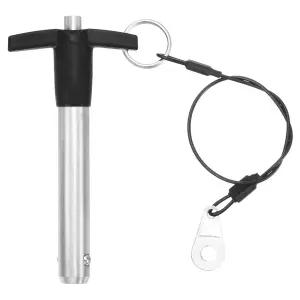 ucell 1 Pcs T 핸들 퀵 핀 L 스틸 12 푸시 버튼 마린 릴리스 224다이아 케이블 오디오 비미니 304