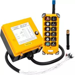 YZCHANE 12 버튼 크레인 리모컨 360도 크레인용 호이스트 작동 송신기 산업용 포트 퀵 전동 배선