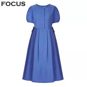 [포커스] 사이드 스트랩 핀턱 시어서커 원피스_VF6M1OP3211