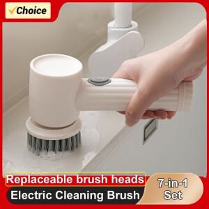 무선 청소 브러시 편리한 휴대용 전기 설거지 주방 욕실 코너용