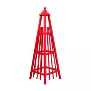 탑 삼각 넝쿨 기둥 지지대 농사 덩굴 텃밭 꽃 유럽식 고추 흰색 가든