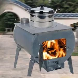 화목 난로 거꾸로타는 불멍 캠핑 장작 실내 무쇠 주철 펠릿스토브 화로대